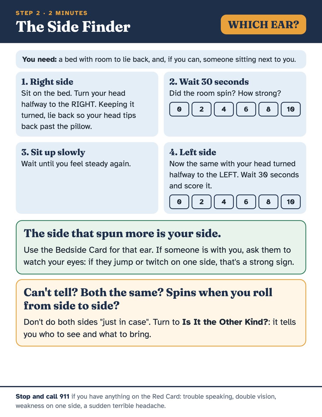 The Side Finder page